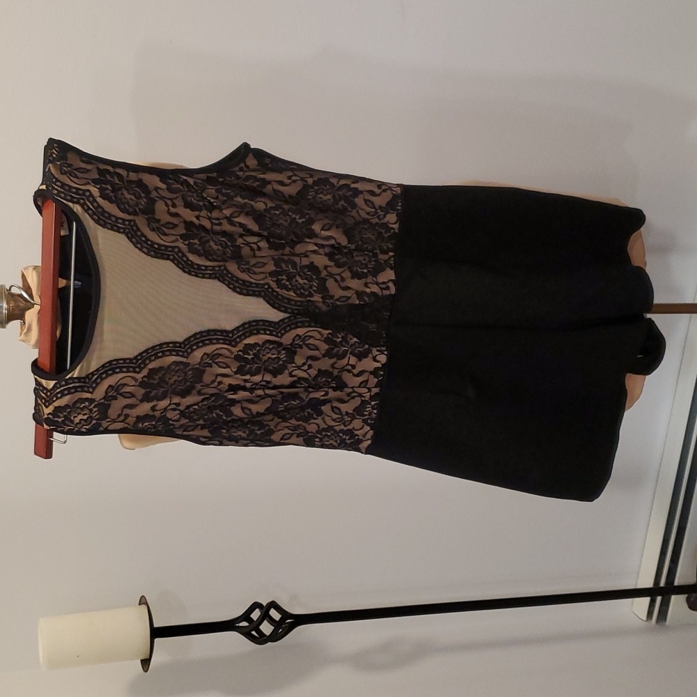 Black lace romper